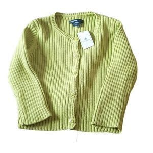 Baby GAP Ribbed Sweater Cardigan Button Down NWT Size 12-18 Months
